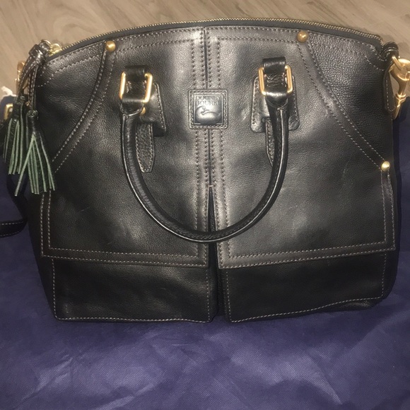 Dooney & Bourke Florentine Leather Clayton - Picture 2 of 8